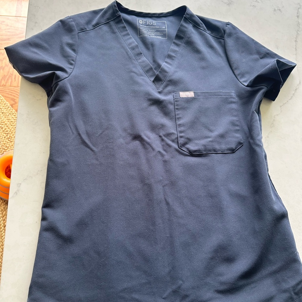 Figs Catarina 1 pocket top-night sky